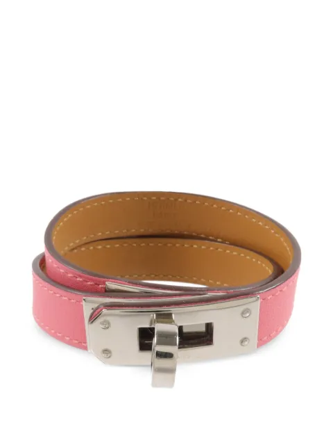 Hermès Pre-Owned 2017 Kelly Double Tour mini bracelet Pink A8WPHW