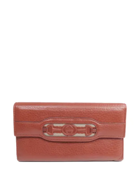 Gucci Pre-Owned GG Horsebit wallet Brown 295353