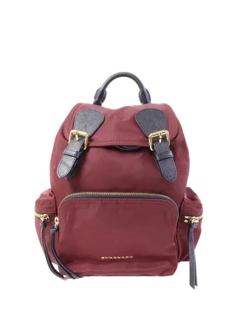 Burberry Pre-Owned buckle-fastening backpack Red 4016621