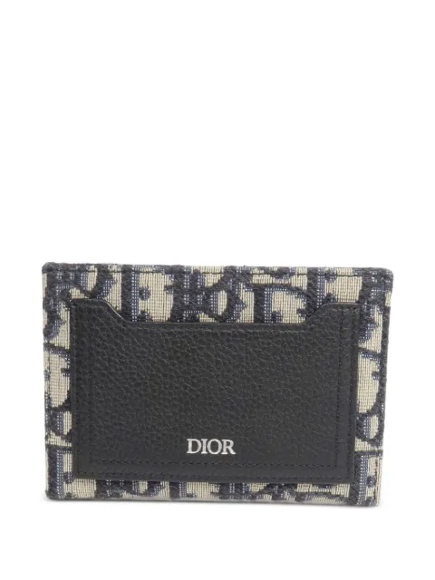 Christian Dior Pre-Owned Oblique card holder Blue CARDHOLDER