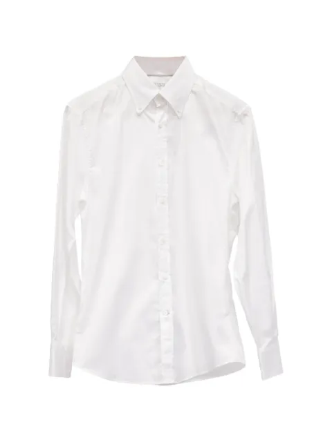 Brunello Cucinelli Vintage slim-fit button-down shirt White RFCPUUSCL743505M