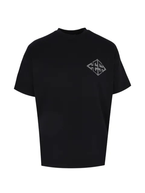 Exit Society logo-print graphic-print T-shirt Black ES2999X