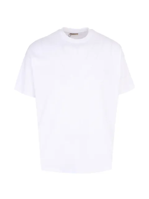 Exit Society logo-print cotton T-shirt White ES2L
