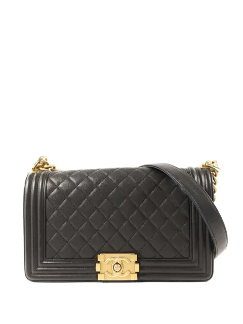CHANEL Pre-Owned 25 Boy chain shoulder bag Black BOY25
