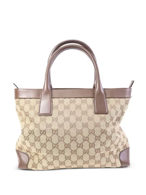 Gucci Pre-Owned GG canvas tote bag Neutrals 0021119