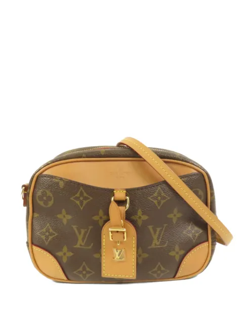 Louis Vuitton Pre-Owned Louis Vuitton Monogram Deauville Mini shoulder bag Brown M45528