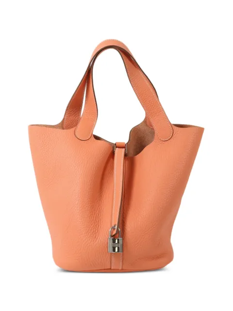 Hermès Pre-Owned 2017 Hermès Picotin Lock MM handbag Orange QL5PHW