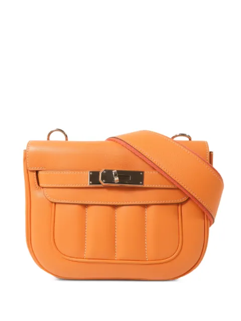 Hermès Pre-Owned mini Berline shoulder bag Orange QFEUPHW