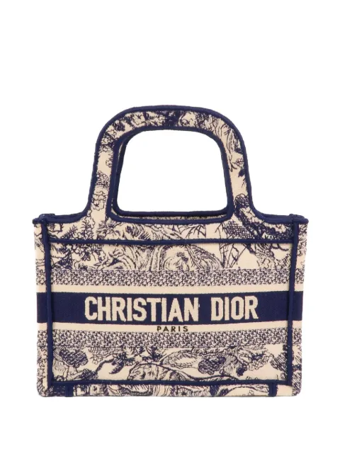 Christian Dior Pre-Owned mini Book Tote bag Neutrals S5573CRGOM928