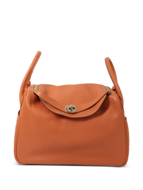 Hermès Pre-Owned 2007 30 Lindy shoulder bag Orange K9M