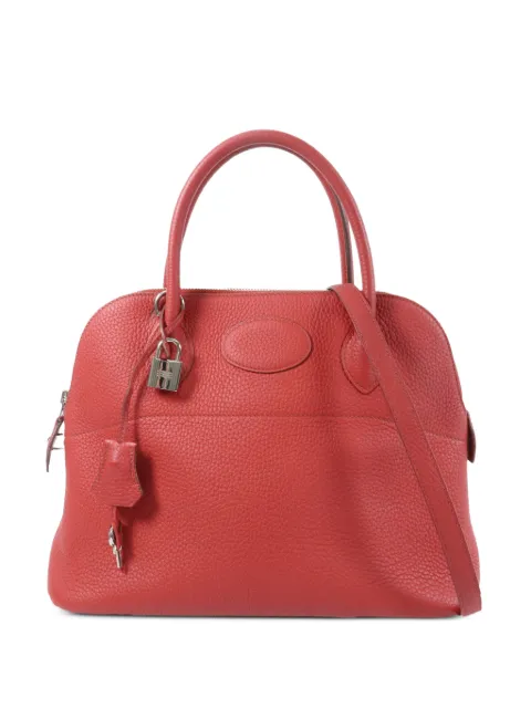 Hermès Pre-Owned 31 Bolide leather tote bag Red OQ5
