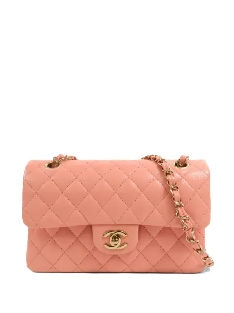 CHANEL Pre-Owned quilted CC turn-lock shoulder bag Pink A01112