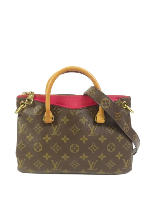 Louis Vuitton Pre-Owned BB Pallas monogram-pattern tote bag Brown M41241