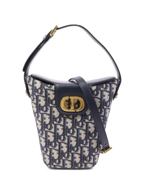 Christian Dior Pre-Owned CD Oblique shoulder bag Blue 2WAYSHOULDERBAG