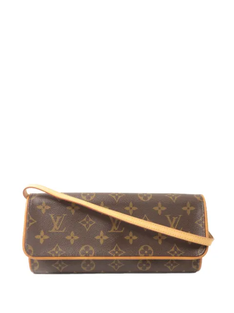 Louis Vuitton Pre-Owned GM Twin Monogram shoulder bag Brown M51852