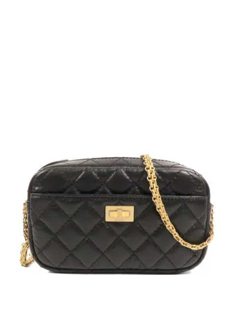 CHANEL Pre-Owned CC 2.55 shoulder bag Black 255CAMERABAG