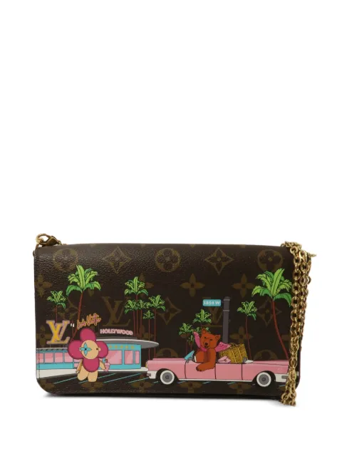 Louis Vuitton Pre-Owned Hollywood Xmas Felicie Monogram canvas shoulder bag Brown M80859