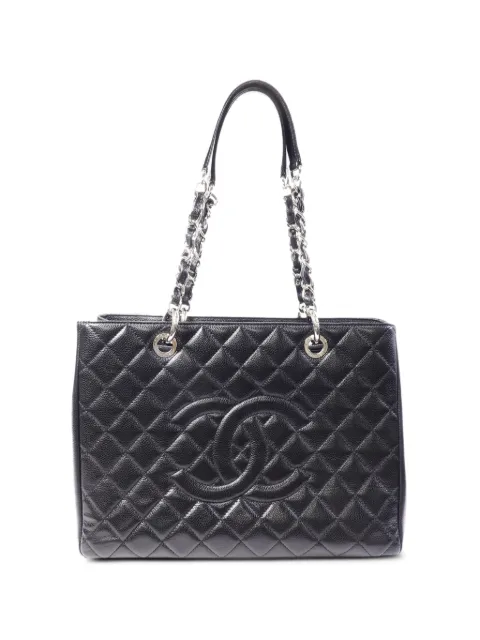 CHANEL Pre-Owned quilted CC tote bag Black GST