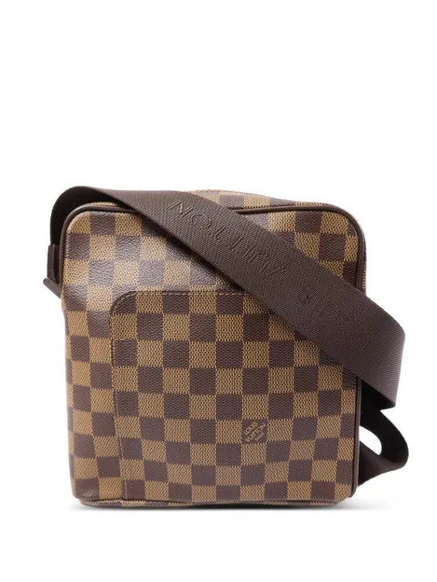 Louis Vuitton Pre-Owned PM Olaf Damier Ebène canvas messenger bag Brown N41442