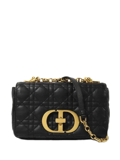Christian Dior Pre-Owned medium Caro quilted shoulder bag Black M9241UWHCM900