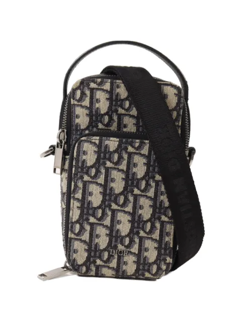 Christian Dior Pre-Owned micro Rider paterned mini bag Neutrals MICRORIDERPOUCH