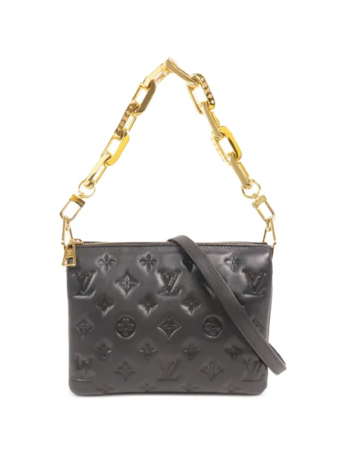 Louis Vuitton Pre-Owned BB Monogram Coussin shoulder bag Black M20574