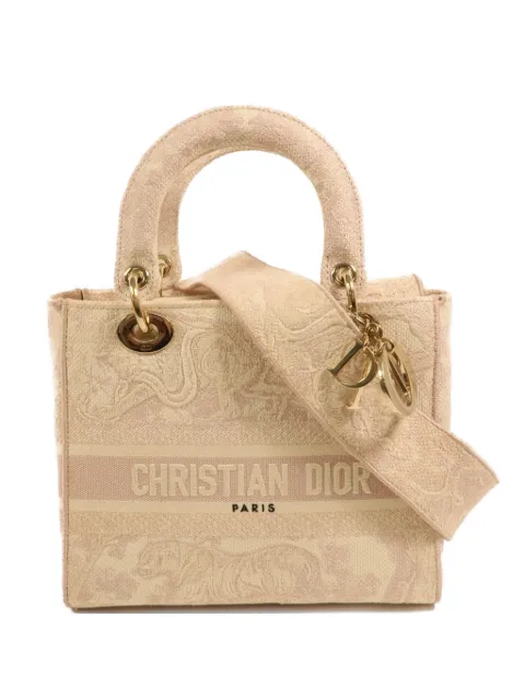 Christian Dior Pre-Owned Lady Dior shoulder bag Neutrals LADYDIOR