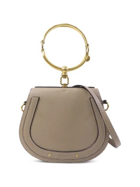 Chloé Pre-Owned small Nile bracelet-handle shoulder bag Neutrals SMALLNILEBRACELET