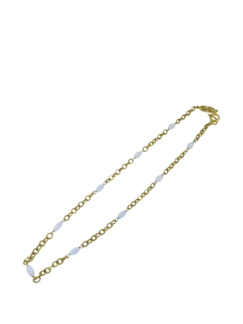 CHANEL Pre-Owned CC cable-chain necklace Gold NECKLACE
