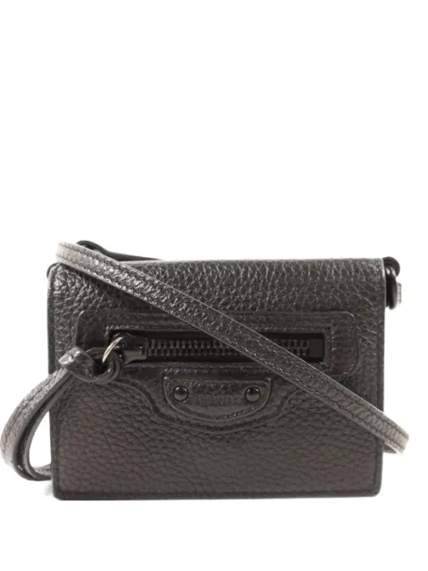 Balenciaga Pre-Owned Mini Neo Classic wallet bag Black 644480