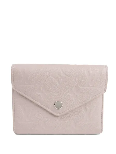 Louis Vuitton Pre-Owned Victorine Monogram Empreinte wallet Grey M13466