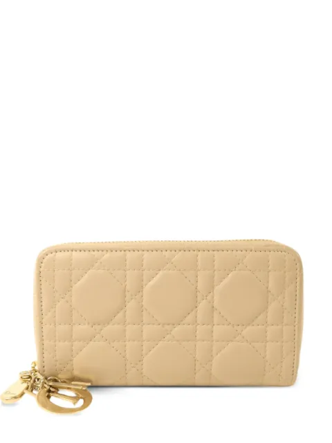 Christian Dior Pre-Owned medium Lady Dior wallet Neutrals S6024ONMJ
