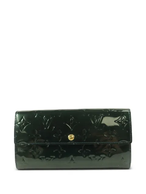 Louis Vuitton Pre-Owned Vernis Sarah Monogram wallet Green M93667