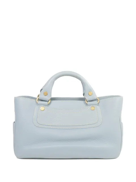 Celine Pre-Owned calfskin leather handbag Blue SGA4240