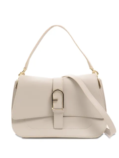 Furla logo-buckle shoulder bag Neutrals 286124