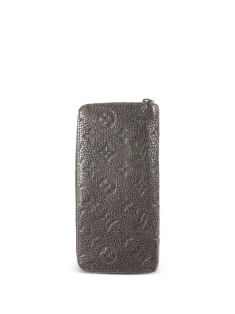 Louis Vuitton Pre-Owned Monogram Taurillon Zippy wallet Black M69047