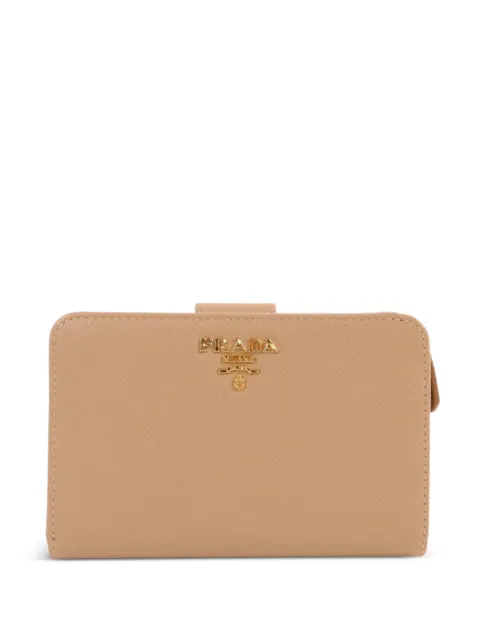 Prada Pre-Owned Saffiano leather wallet Neutrals 1M1225