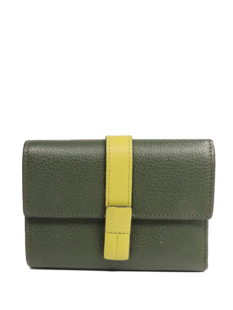 Loewe Pre-Owned Vertical leather wallet Green C660S86X01