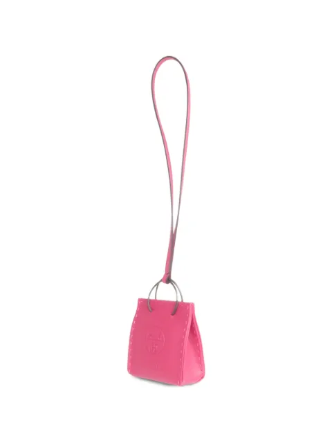Hermès Pre-Owned Orange Bag Milo bag charm Pink Y0D