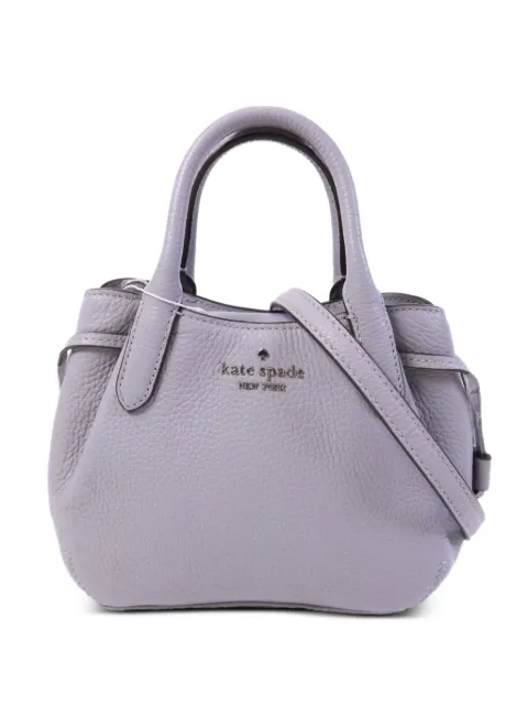Kate Spade Dumpling leather tote bag Purple K1859