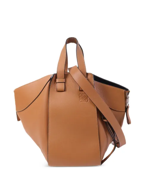Loewe Pre-Owned Hammock leather tote bag Neutrals HAMMOCK