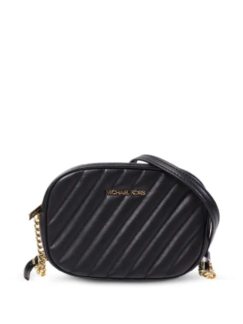 Michael Kors Vintage small Rose quilted leather crossbody bag Black SHOULDERBAG