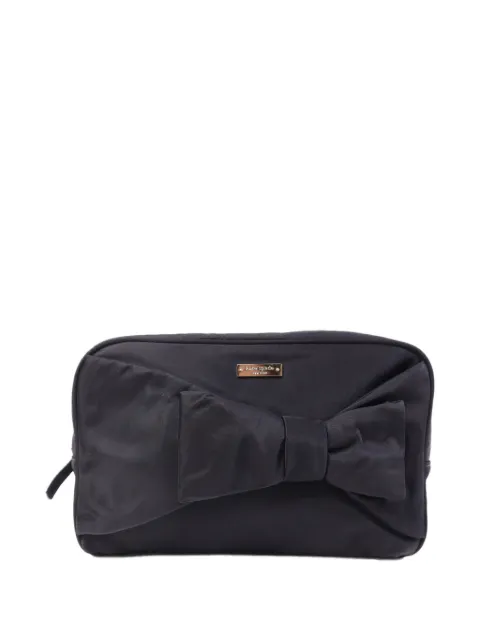 Kate Spade bow-detail pouch Black POUCH