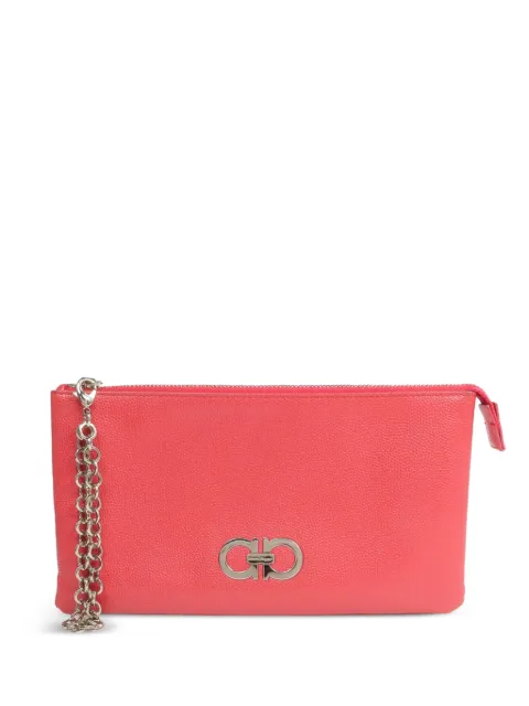 Ferragamo Pre-Owned Gancini chain-link wallet Pink 22A473