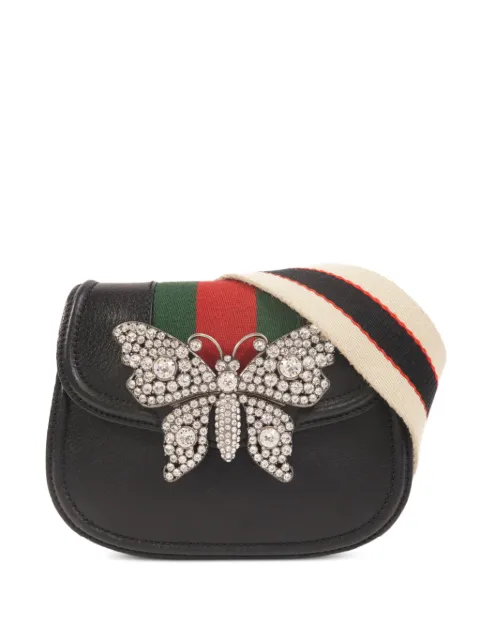Gucci Pre-Owned GG butterfly cross body bag Black 505387CWGEX8478