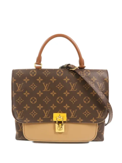 Louis Vuitton Pre-Owned Marignan monogram-pattern tote bag Brown M44257
