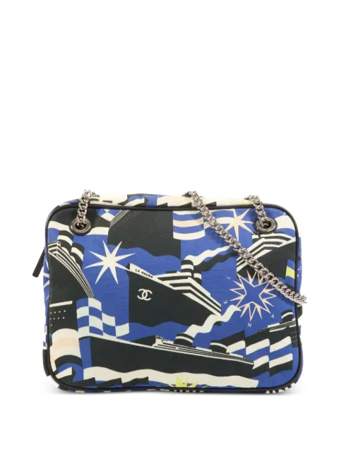 CHANEL Pre-Owned CC chain shoulder bag Blue CHAINSHOULDER