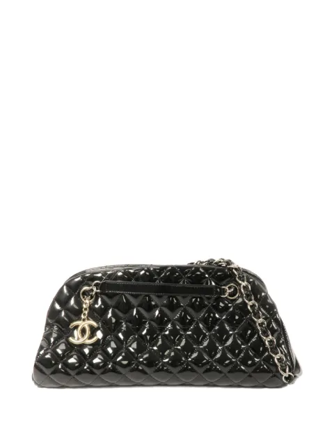 CHANEL Pre-Owned CC turn-lock quilted shoulder bag Black SHOUDLERBAG