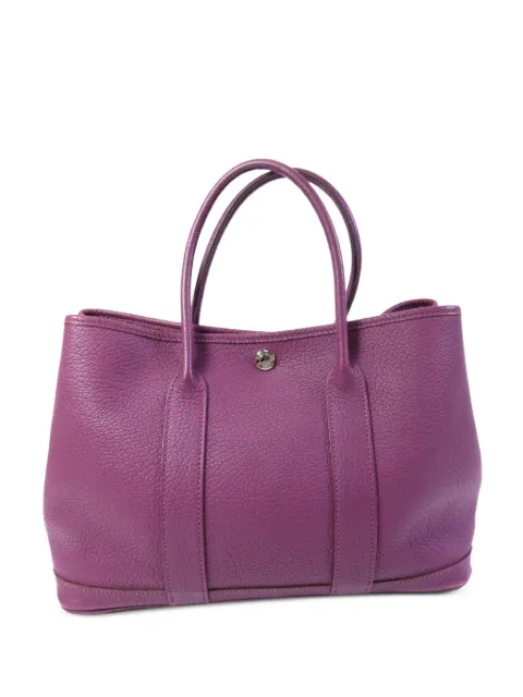 Hermès Pre-Owned TPM Garden Party leather tote bag Purple RP9