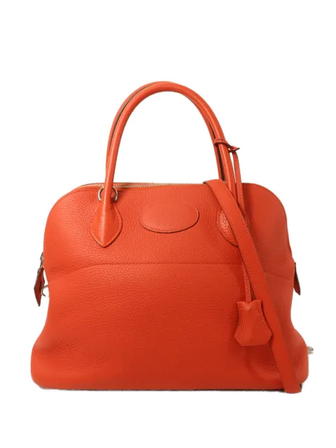 Hermès Pre-Owned 31 Bolide leather tote bag Red X5E